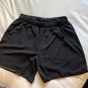 Lululemon Men’s lined 5” inseam shorts.